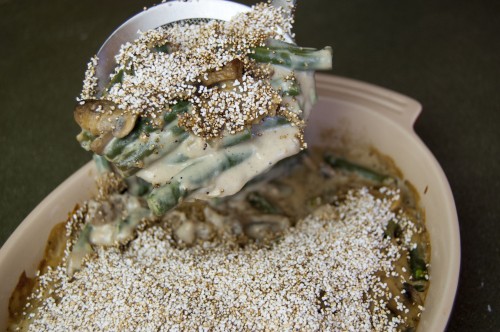 Kiwicha Greenbeans casserole