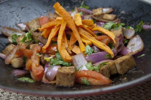 Tofu Cilantro Lomo Saltado