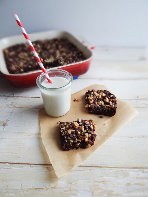 black bean brownie