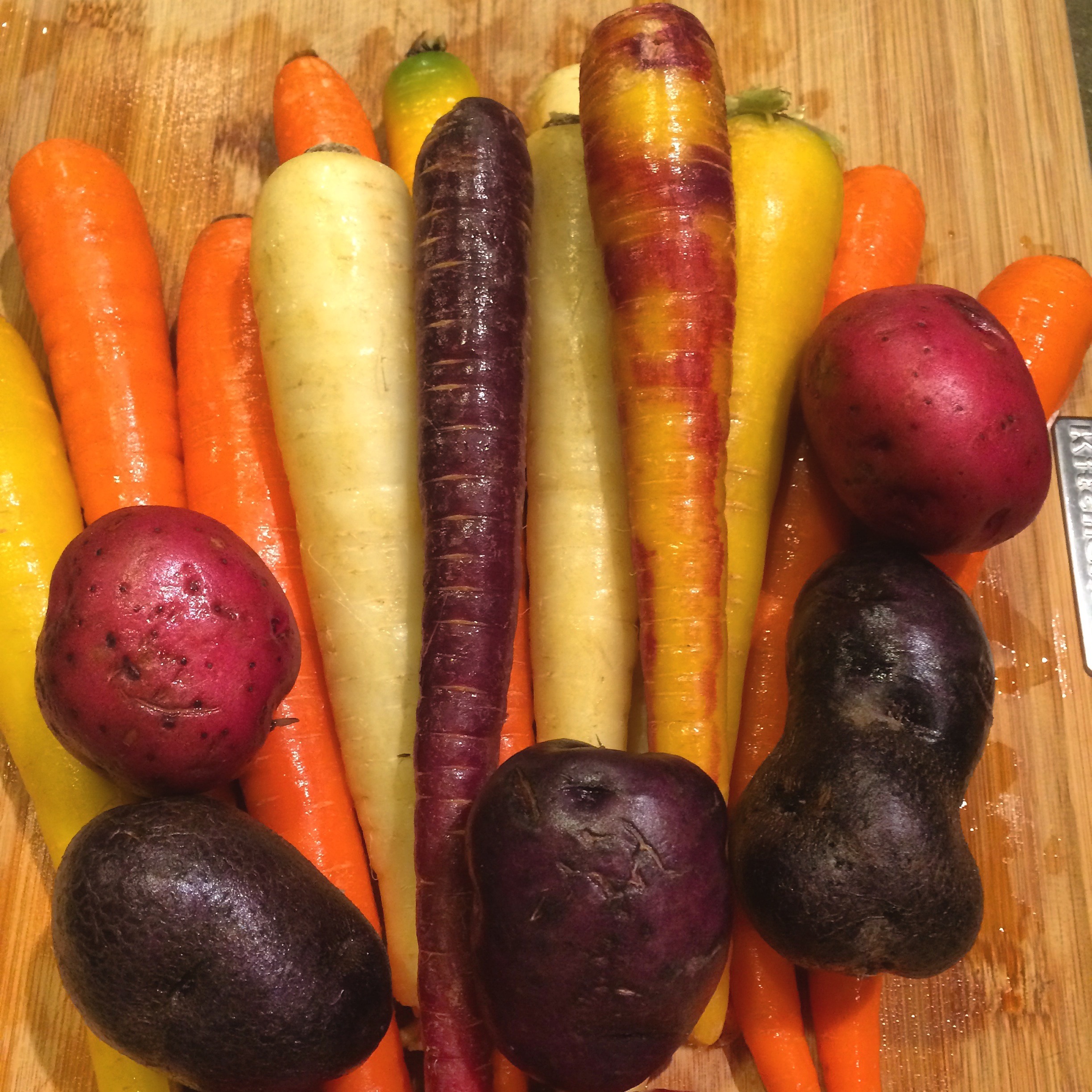 heirloom carrot mashed potatoes