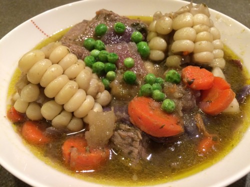 veggies and beef andean beef minestrone