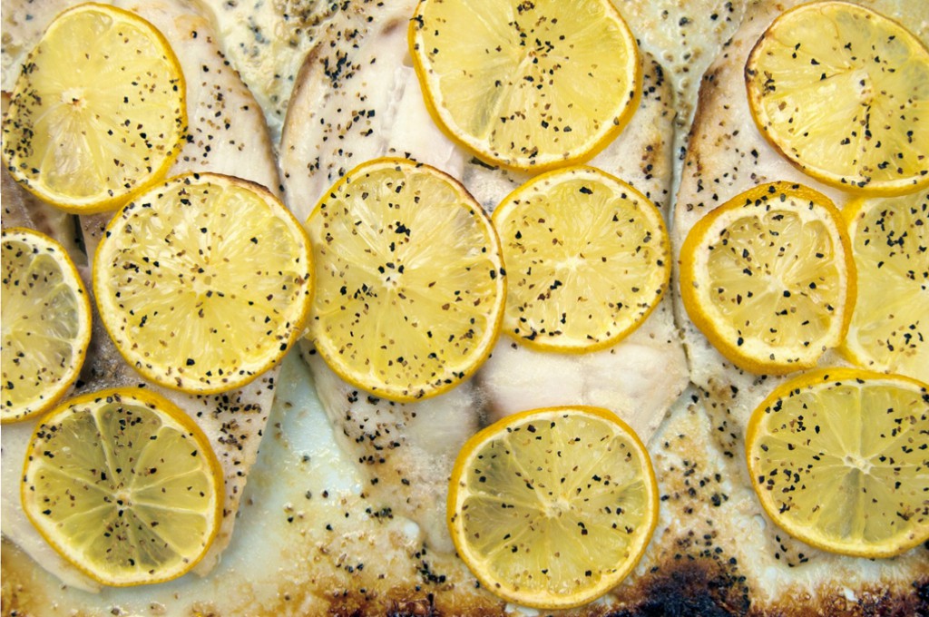 lemon roasted fish