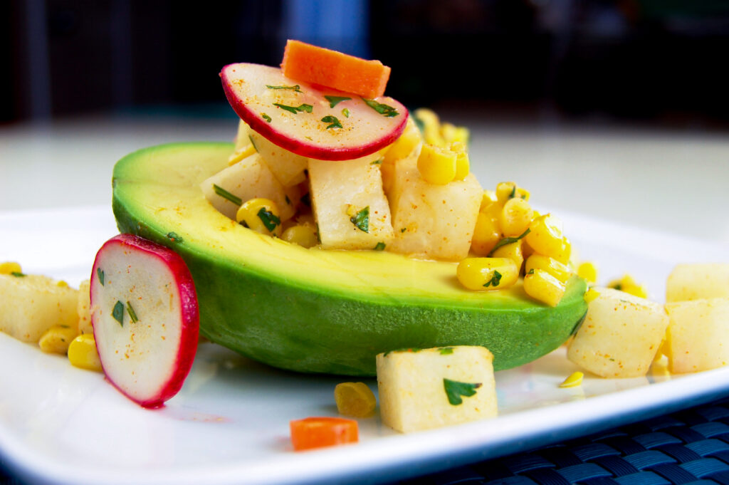 Stuffed Cal Avocado Jicama