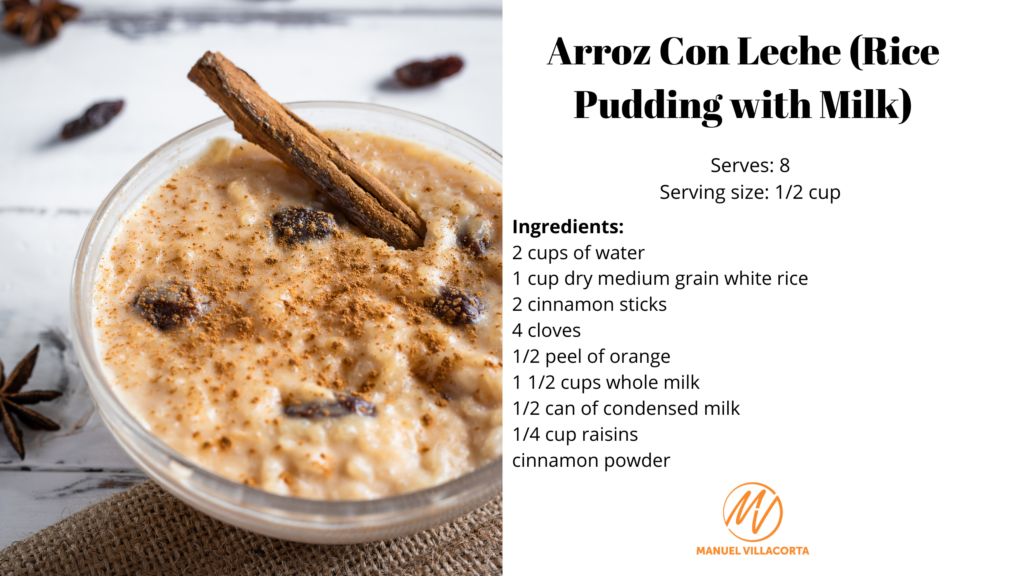 arroz con leche recipe