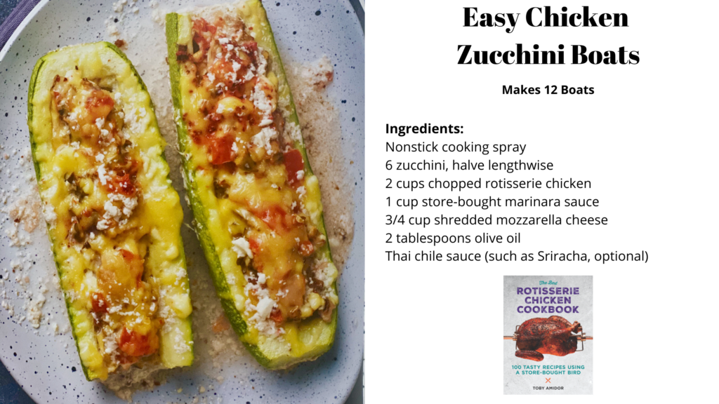 easy chicken zucchini boats