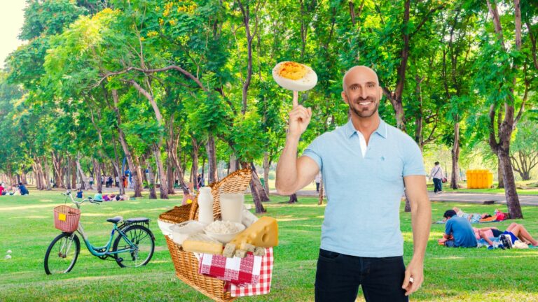 Manuel villacorta sharing 3 vegetarian outdoor party appetizers
