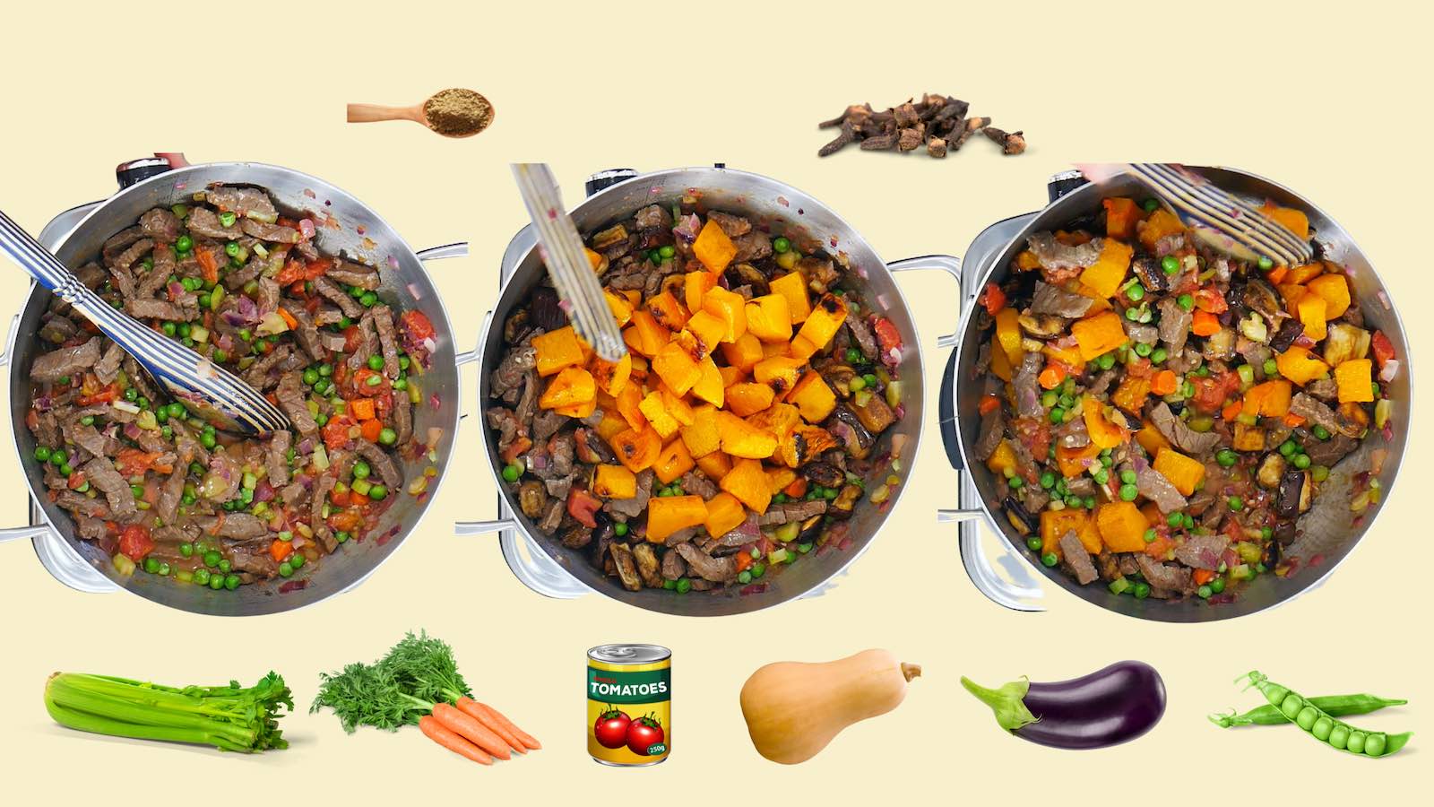 roasted eggplant butternut squash beef stew