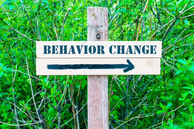 behavioral strategies for weight loss behavior change sign