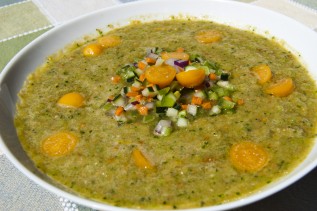 herbed pichuberry superfood gazpacho