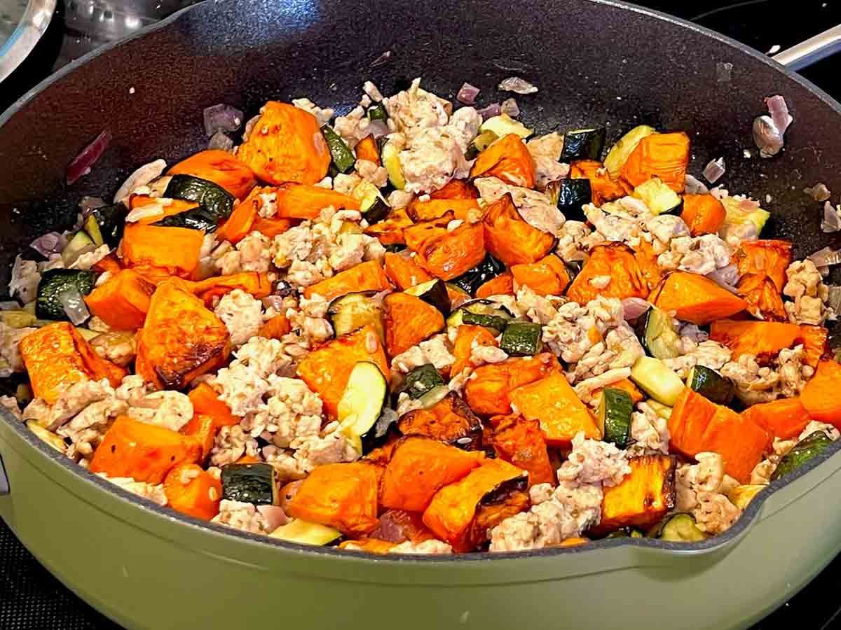 chicken sweet potato skillet