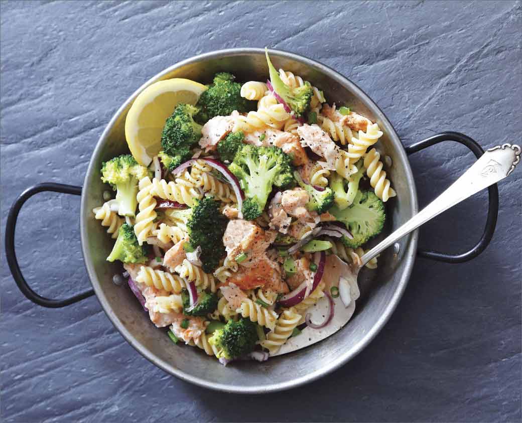 fusilli pasta with salmon prediabetes recipe