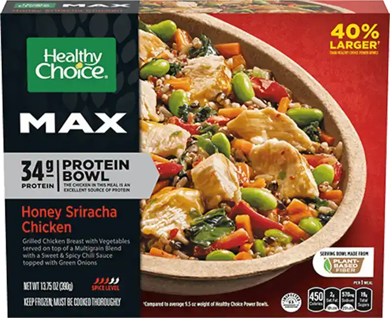 Healthy Choice MAX Honey Sriracha Chicken