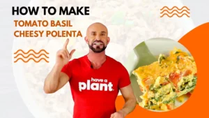 how to make tomato basil cheesy polenta