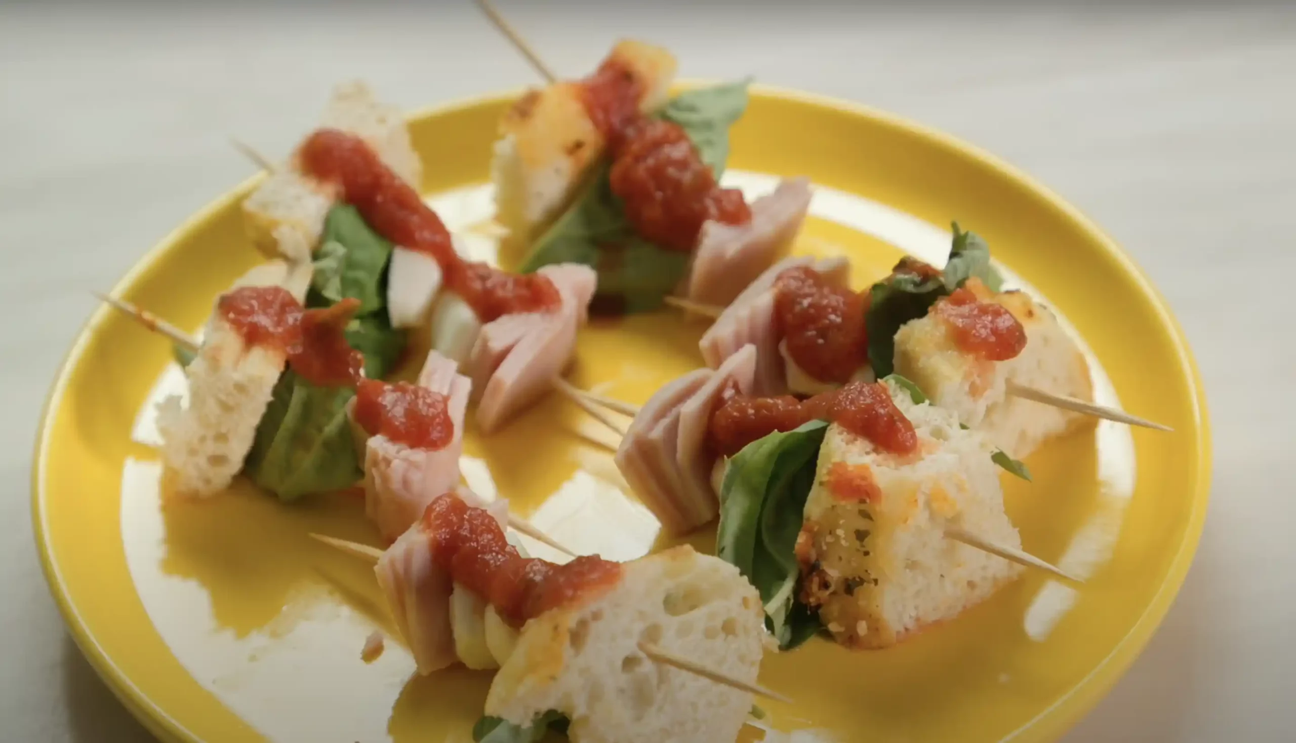 pizza on a stick appetizer