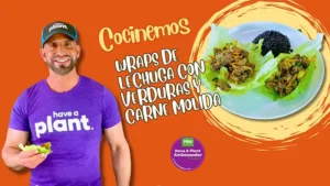 Envolturas De Lechuga Con Carne Molida Y Vegetales