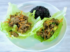 ground beef lettuce wraps