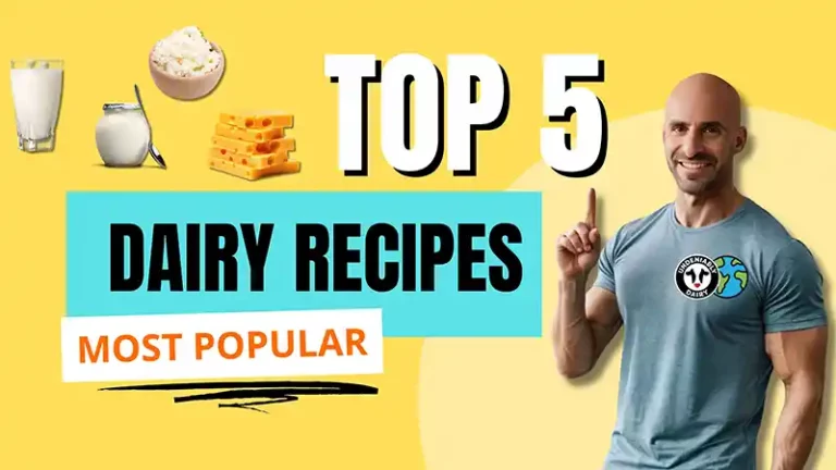 top 5 dairy recipes with greek yogurt, cottage cheese, milk manuel villacorta