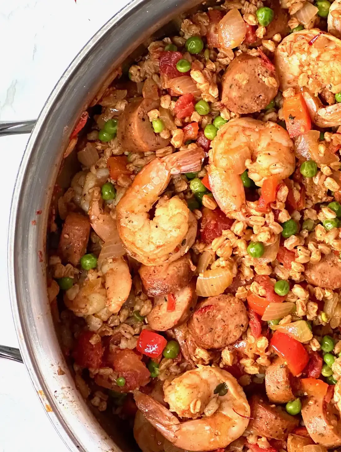Shrimp and Chicken Sausage Paella