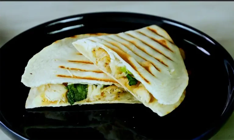 Easy high protein chicken quesadilla low carb tortilla