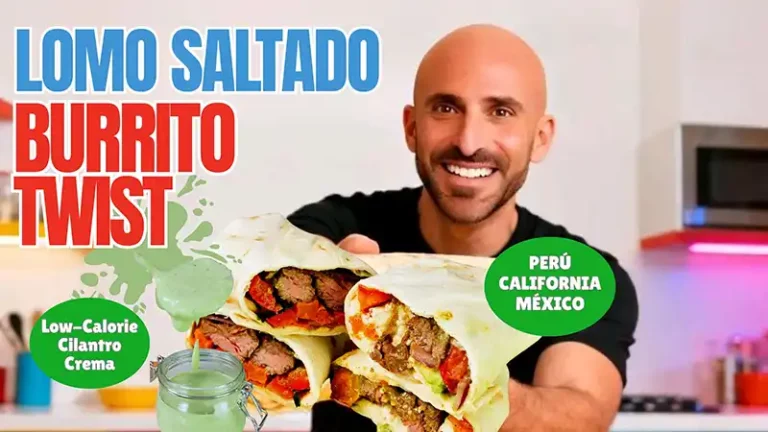 Lomo saltado burrito twist