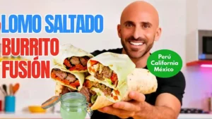 Lomo saltado burrito manuel villacorta