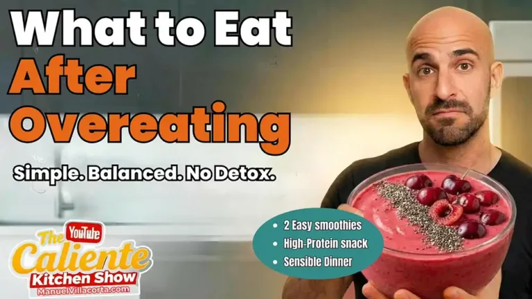 what to eat after overeating simple tips