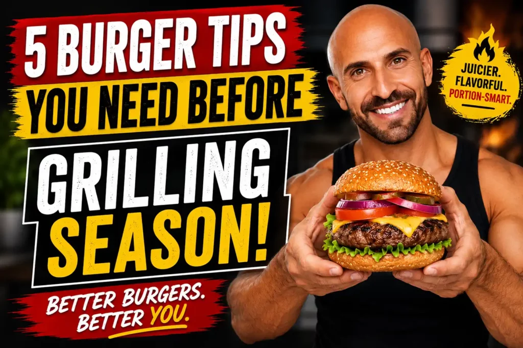 how to make a healthy burger grilling tips
