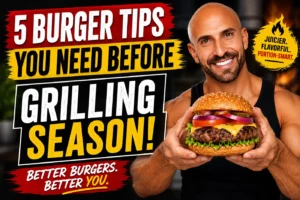 how to make a healthy burger grilling tips