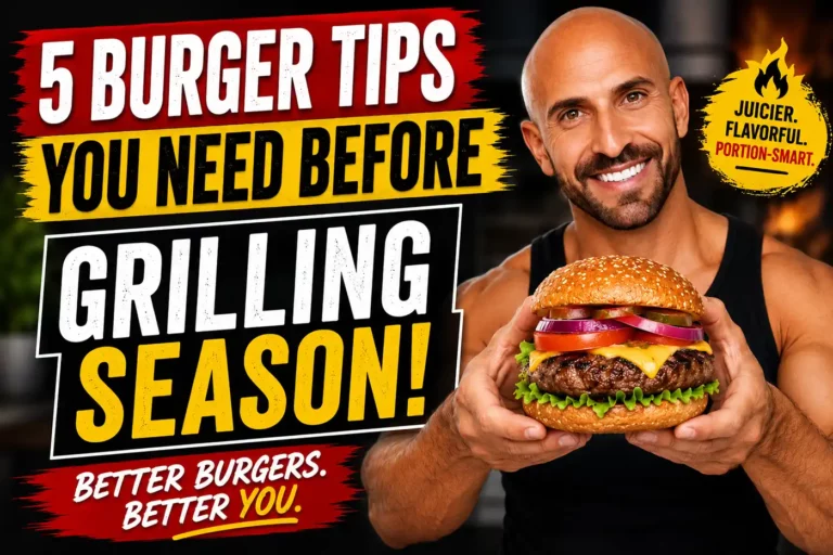how to make a healthy burger grilling tips